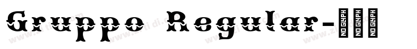 Gruppo Regular字体转换